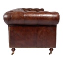 Birmingham Sofa Dark Brown Leather - 2