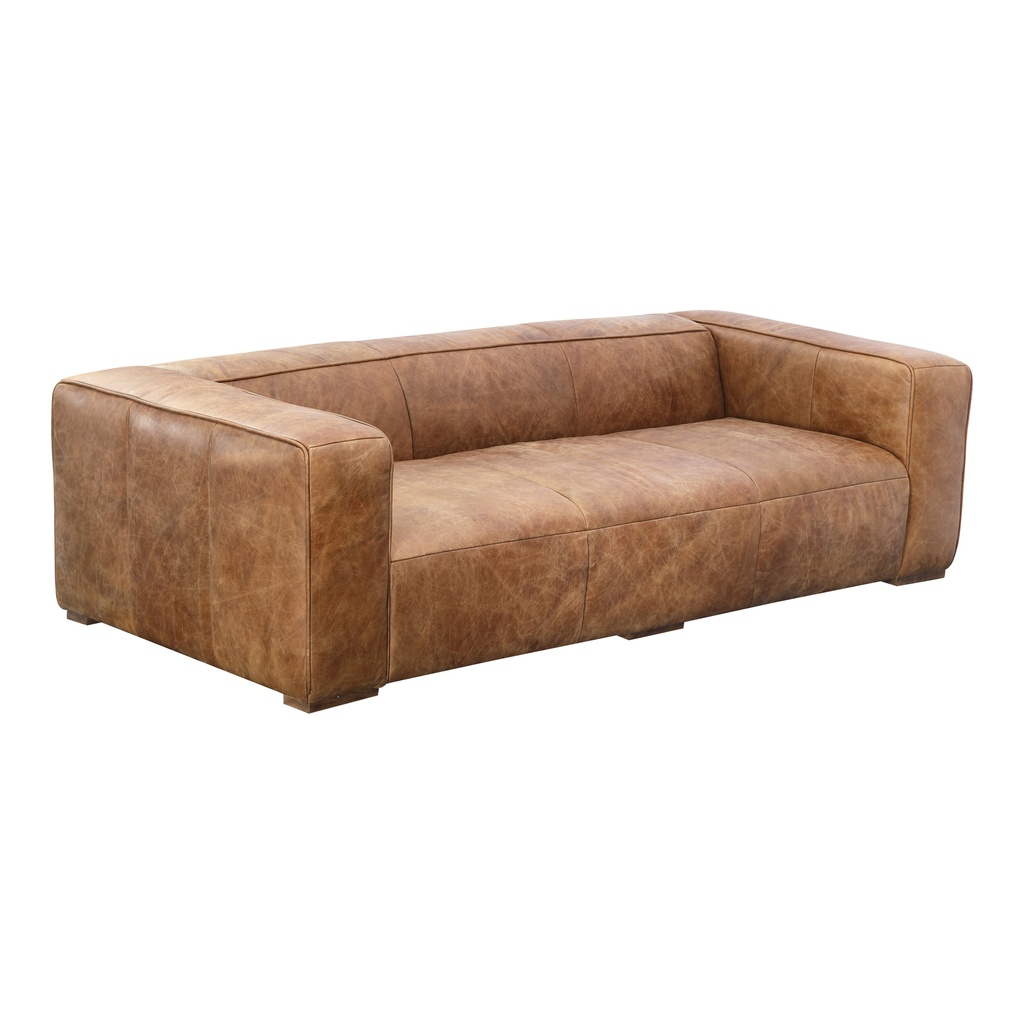 Bolton Sofa Open Road Brown Leather - 1