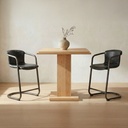 Freeman Barstool Onyx Black Leather - Set Of Two - 6
