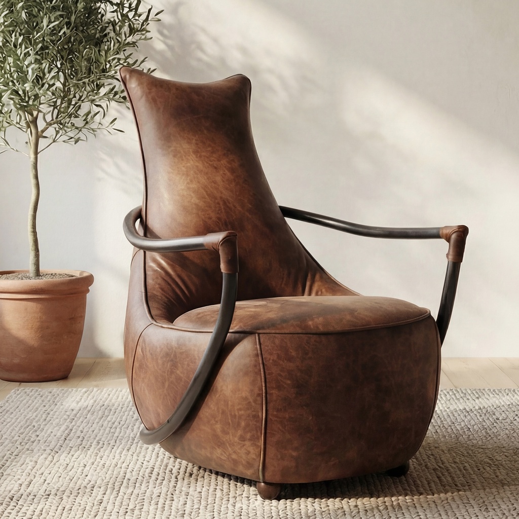 Carlisle Club Chair Brown - 9