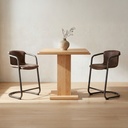 Freeman Barstool Grazed Brown Leather - Set Of Two - 5