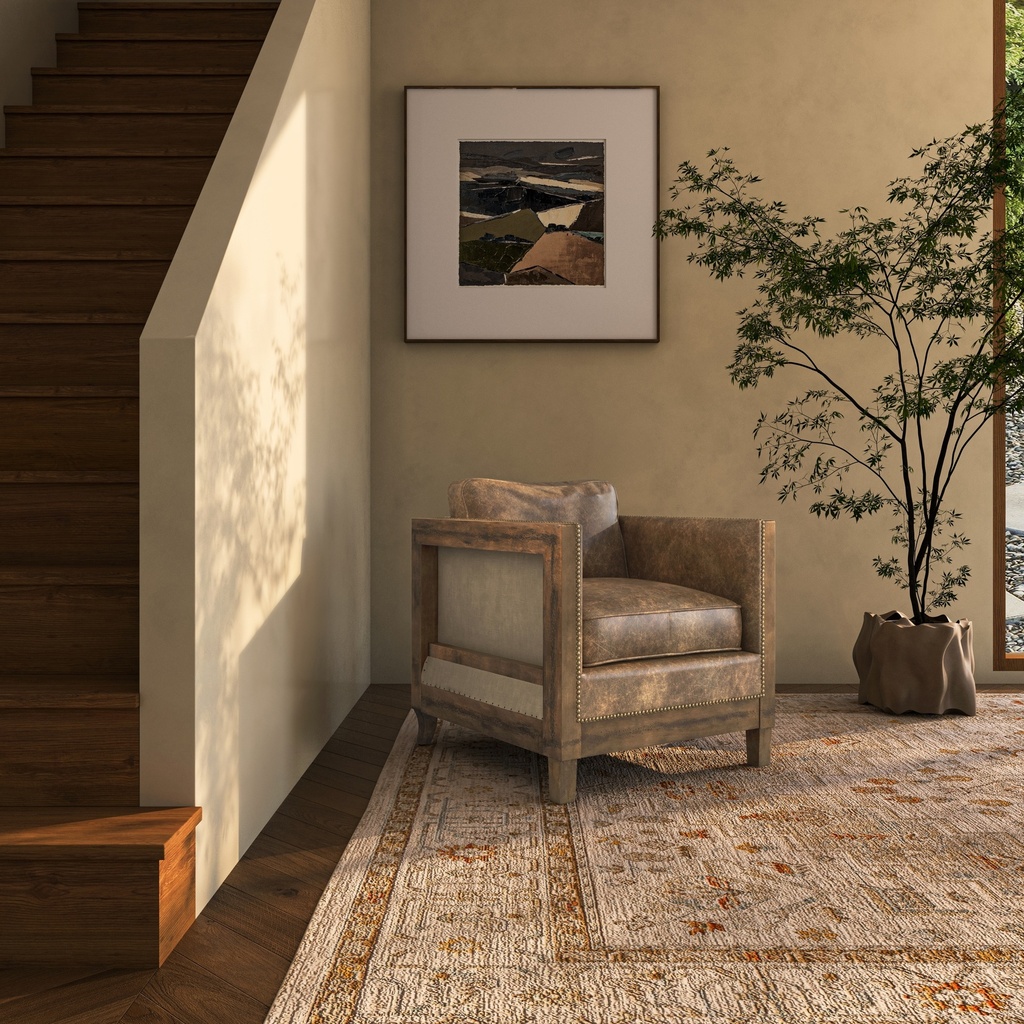 Darlington Club Chair Light Brown - 3