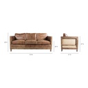 Darlington Sofa Light Brown - 11
