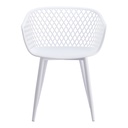 Piazza Outdoor Chair White - Set Of Two - 1