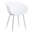 Piazza Outdoor Chair White - Set Of Two - 2