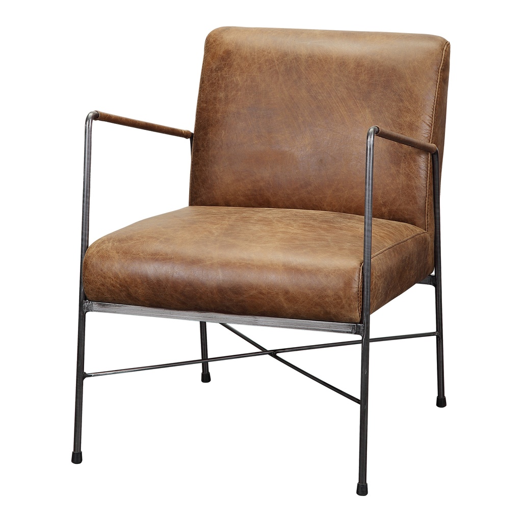 Dagwood Leather Armchair Open Road Brown - 3