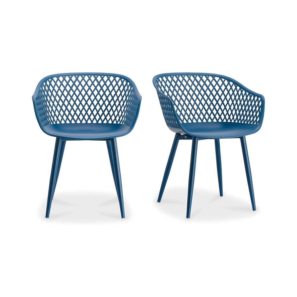 Piazza Outdoor Chair Blue - Set Of Two - 1