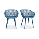 Piazza Outdoor Chair Blue - Set Of Two - 1