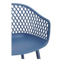 Piazza Outdoor Chair Blue - Set Of Two - 7