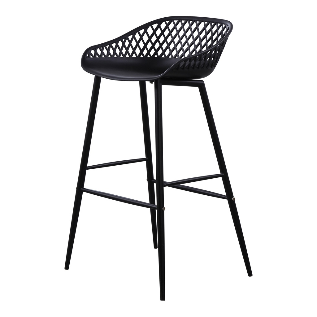 Piazza Outdoor Barstool Black - Set Of Two - 4