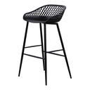Piazza Outdoor Barstool Black - Set Of Two - 4