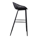 Piazza Outdoor Barstool Black - Set Of Two - 6