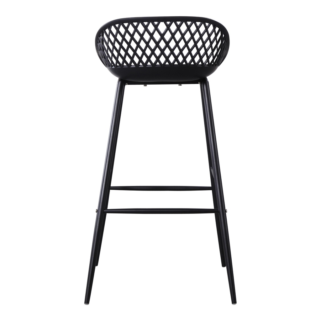 Piazza Outdoor Barstool Black - Set Of Two - 7