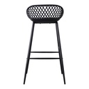 Piazza Outdoor Barstool Black - Set Of Two - 7
