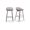 Piazza Outdoor Barstool Grey - Set Of Two - 1