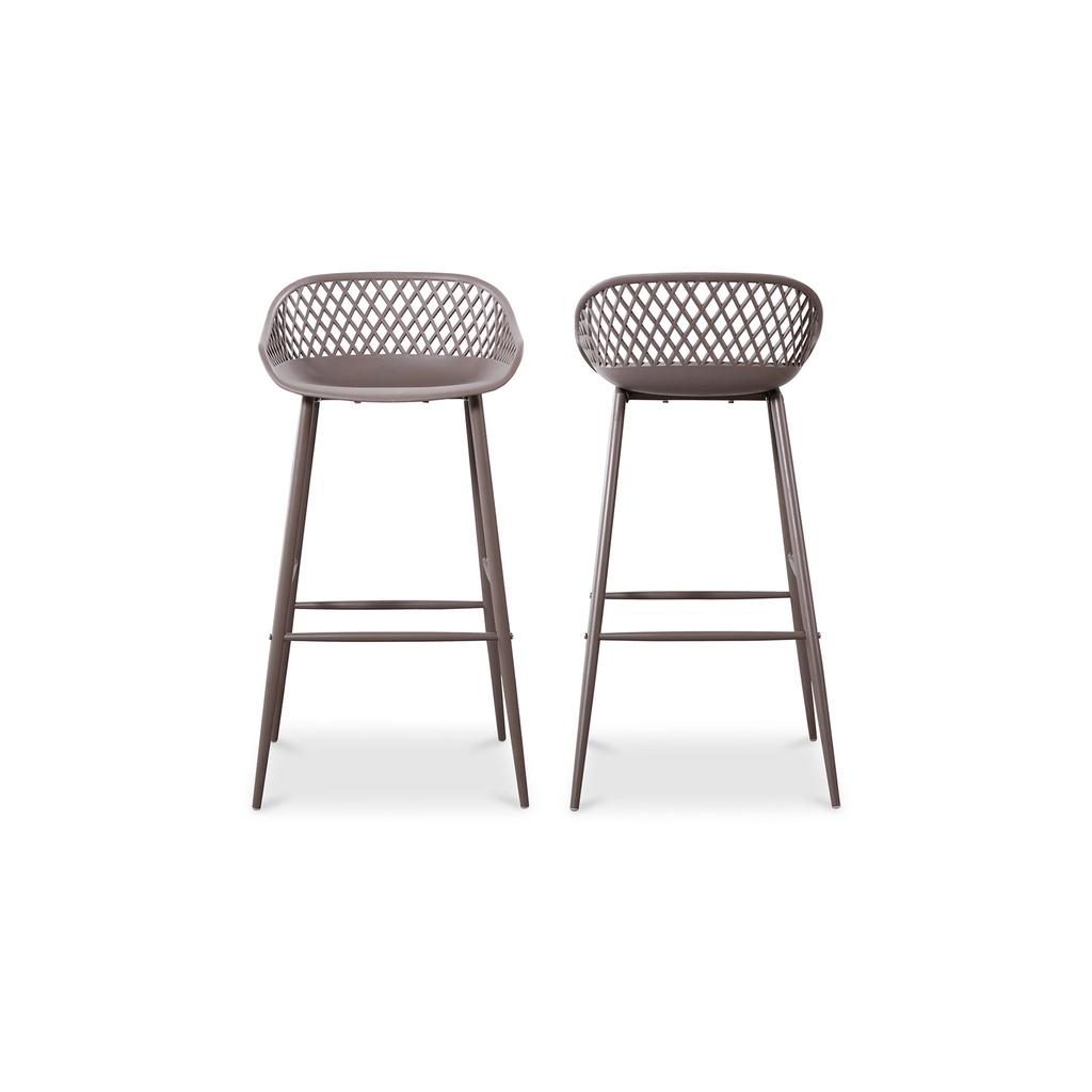 Piazza Outdoor Barstool Grey - Set Of Two - 2