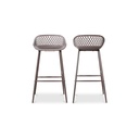Piazza Outdoor Barstool Grey - Set Of Two - 2