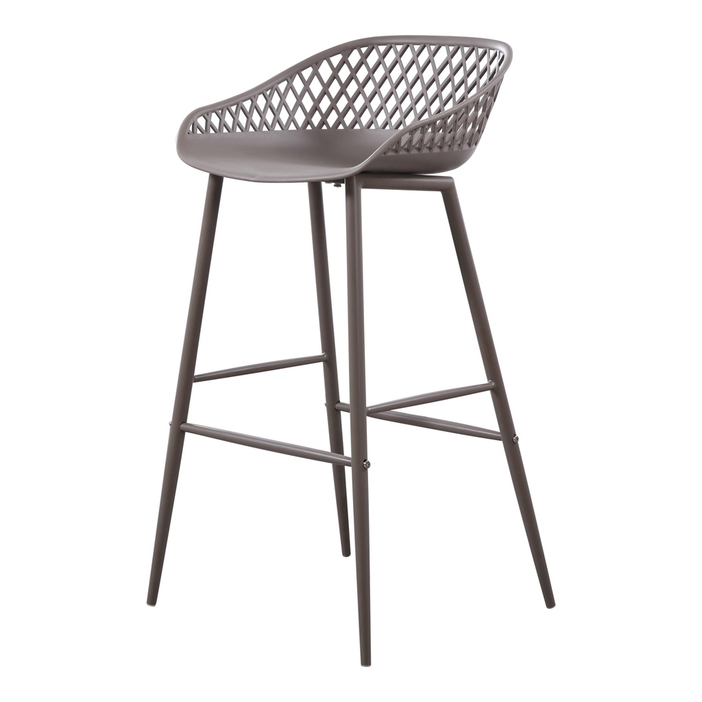 Piazza Outdoor Barstool Grey - Set Of Two - 4