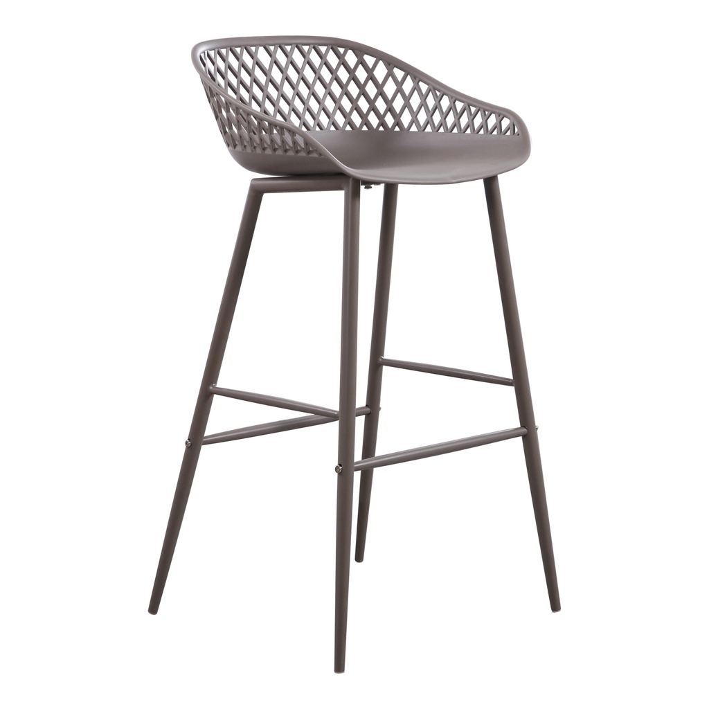 Piazza Outdoor Barstool Grey - Set Of Two - 5