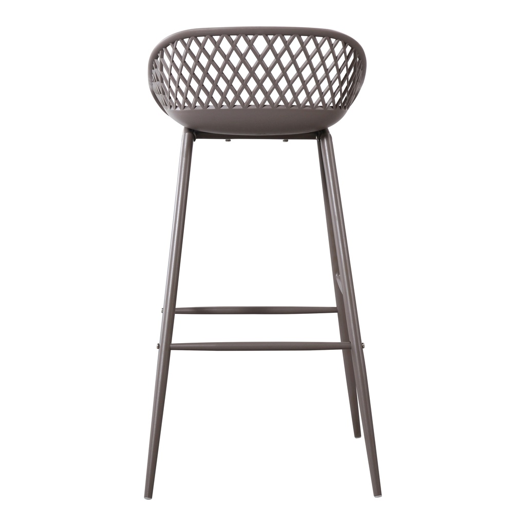 Piazza Outdoor Barstool Grey - Set Of Two - 7