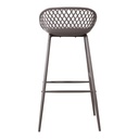 Piazza Outdoor Barstool Grey - Set Of Two - 7