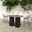 Piazza Outdoor Barstool Grey - Set Of Two - 9