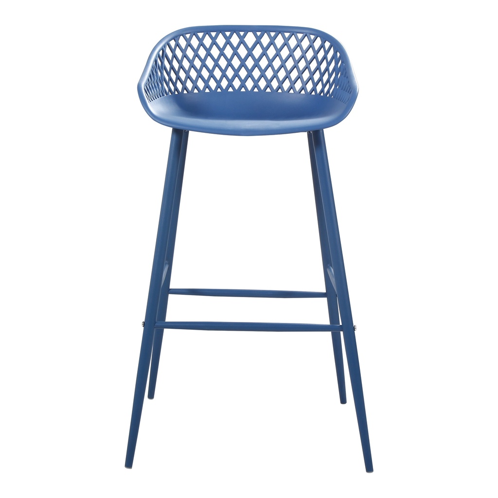 Piazza Outdoor Barstool Blue - Set Of Two - 3