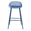 Piazza Outdoor Barstool Blue - Set Of Two - 3