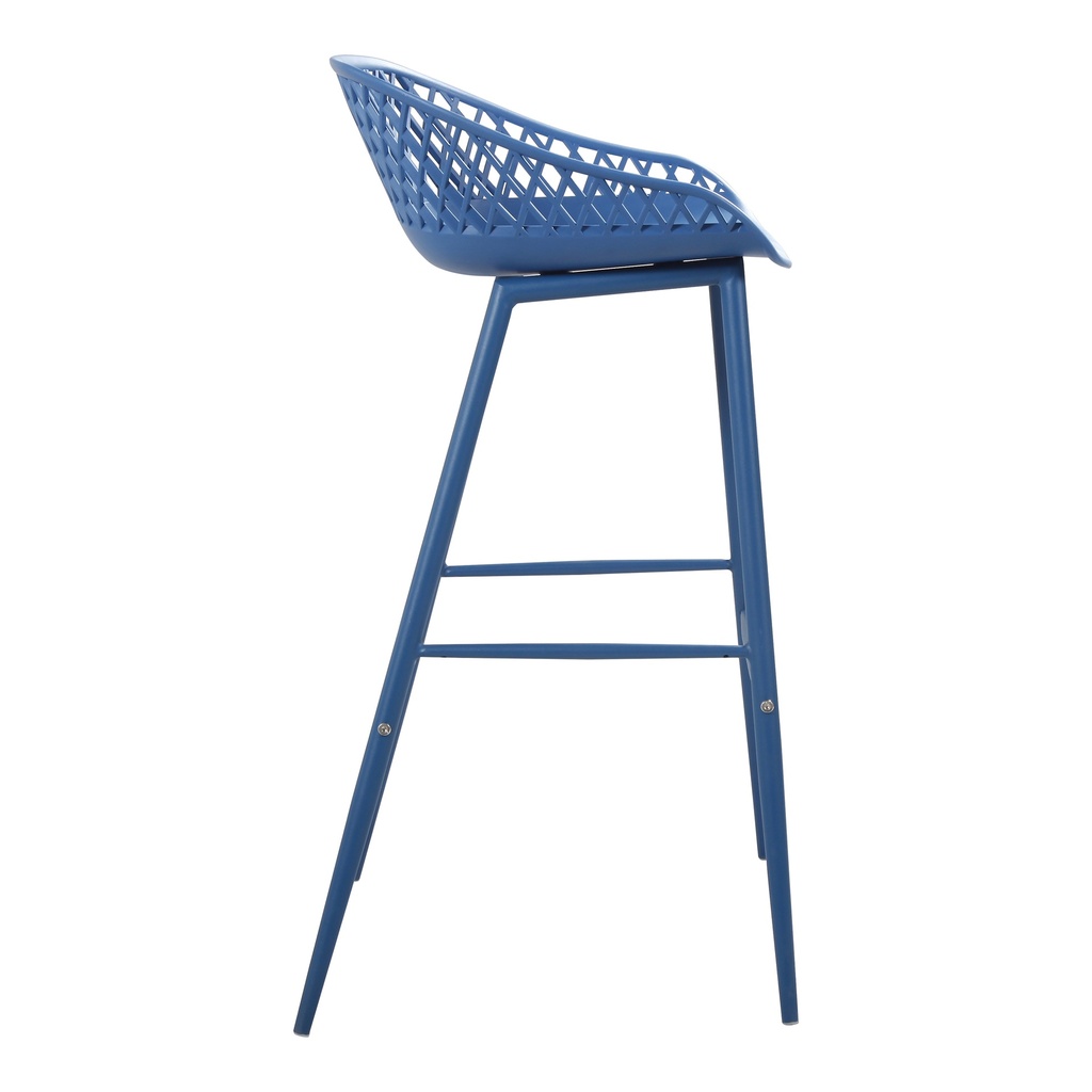 Piazza Outdoor Barstool Blue - Set Of Two - 5