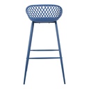 Piazza Outdoor Barstool Blue - Set Of Two - 7