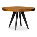 Parq Round Dining Table Amber - 1