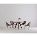 Parq Round Dining Table Amber - 13
