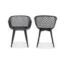 Piazza Outdoor Chair Black - Set Of Two - 2