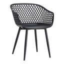 Piazza Outdoor Chair Black - Set Of Two - 4