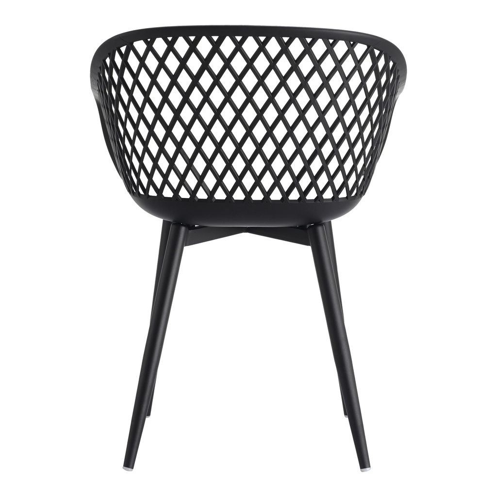Piazza Outdoor Chair Black - Set Of Two - 6