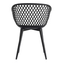 Piazza Outdoor Chair Black - Set Of Two - 6