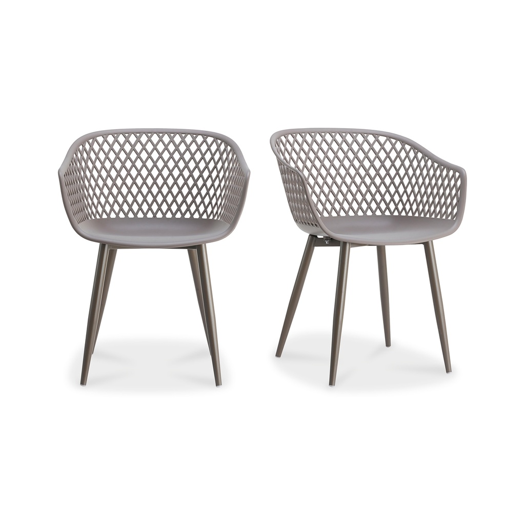 Piazza Outdoor Chair Grey - Set Of Two - 1