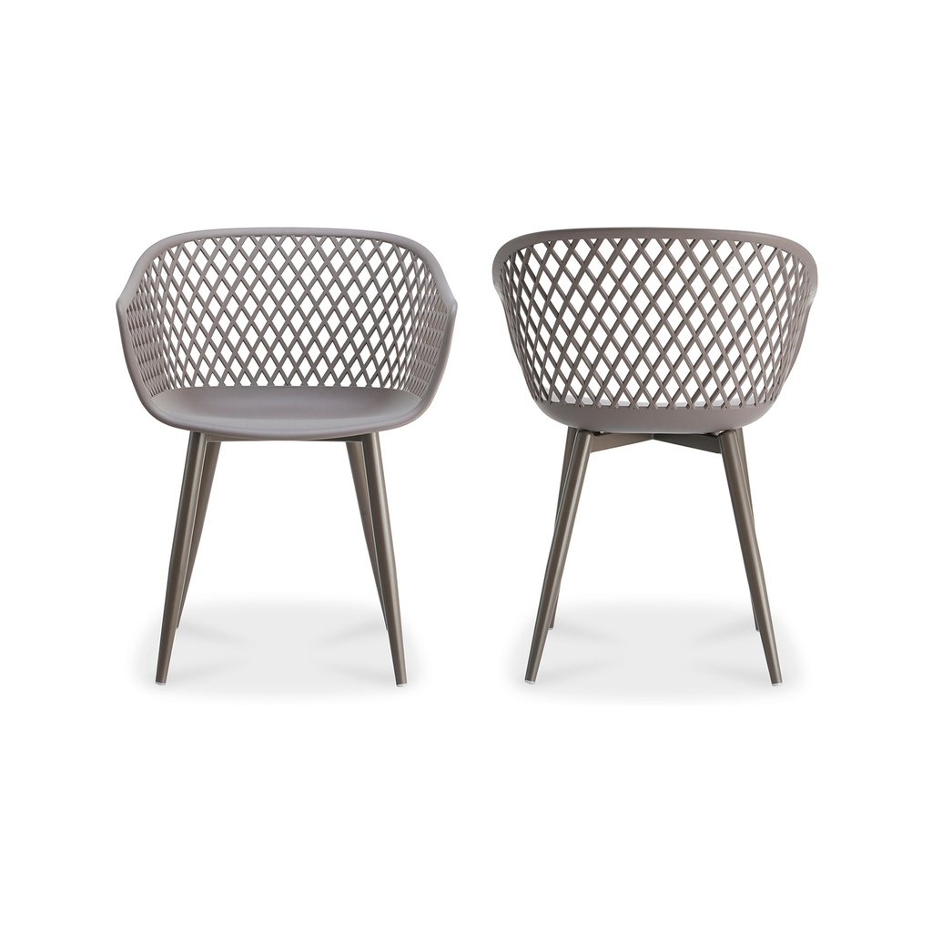 Piazza Outdoor Chair Grey - Set Of Two - 2