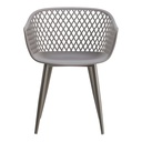 Piazza Outdoor Chair Grey - Set Of Two - 3