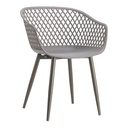Piazza Outdoor Chair Grey - Set Of Two - 4