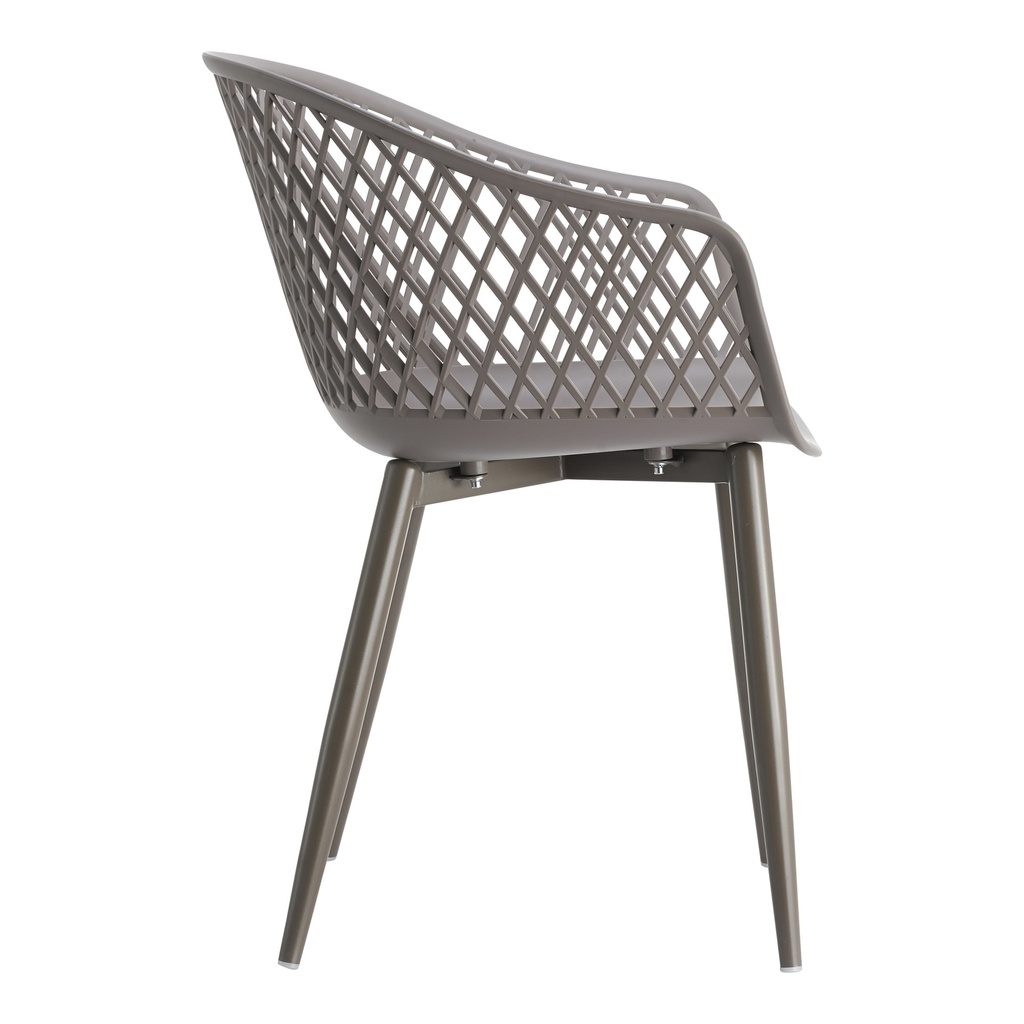 Piazza Outdoor Chair Grey - Set Of Two - 5