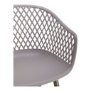 Piazza Outdoor Chair Grey - Set Of Two - 7