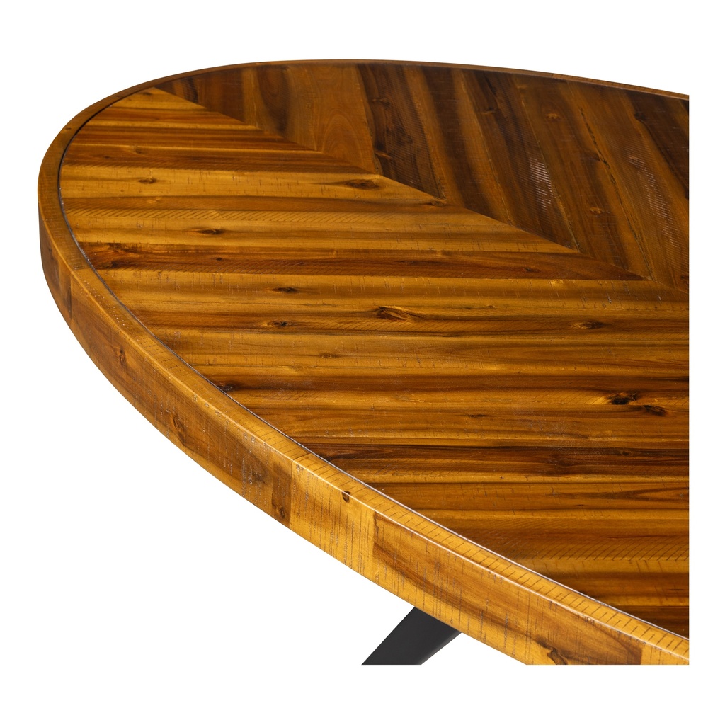 Parq Oval Dining Table Amber - 7