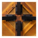 Parq Oval Coffee Table Amber - 5