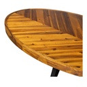 Parq Oval Coffee Table Amber - 7