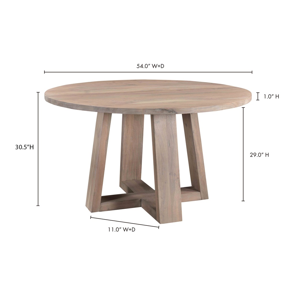 Tanya Dining Table Light Grey - 6