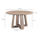 Tanya Dining Table Light Grey - 6