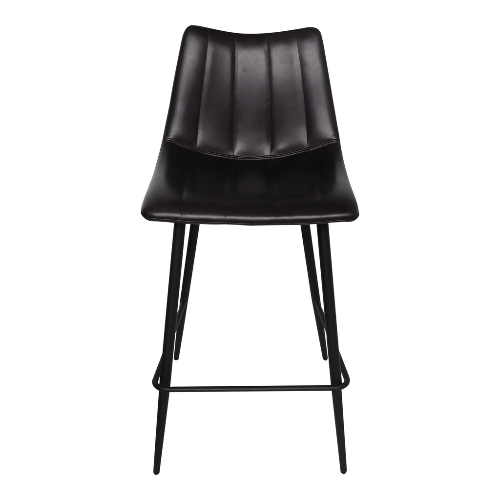Alibi Counter Stool Matte Black - Set Of Two - 3