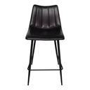 Alibi Counter Stool Matte Black - Set Of Two - 3