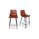 Alibi Counter Stool Brown - Set Of Two - 1